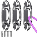 Lifeswell Stainless Steel Resistance Band Wall Anchor, Space Saving Wall Mount Workout Anchors for Home Gym Workouts, Strength Training, Physical Therapy, 3 Pack
