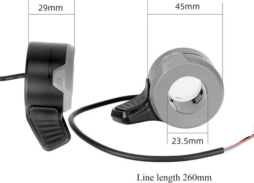 Yungeln Electric Scooter Throttle Compatibility with NIU KQi2/KQi2 Pro/KQi3/KQi3 Pro Electric Scooter, Ebike Speed Control Thumb Throttle Throttle Assembly Accessories