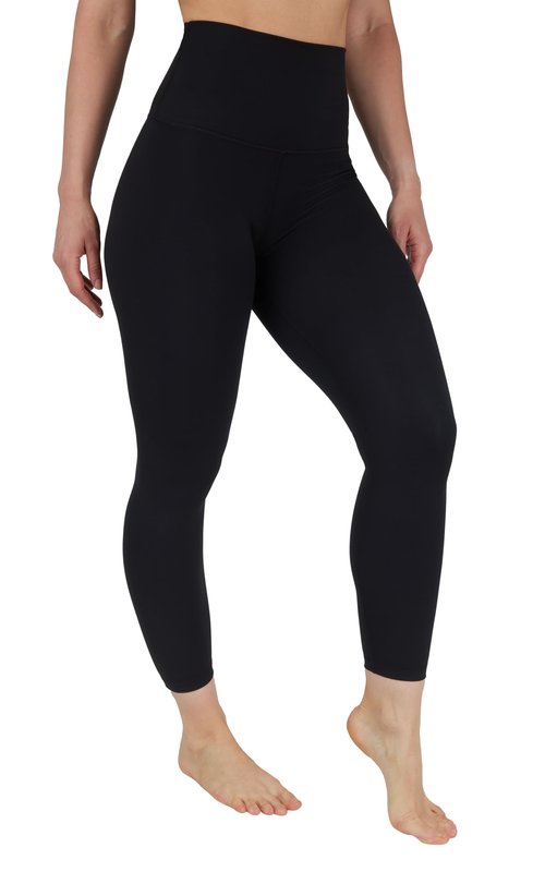 Yogalicious Womens Printed Legging High Waisted Soft Squat Proof Workout Pant Classic Black