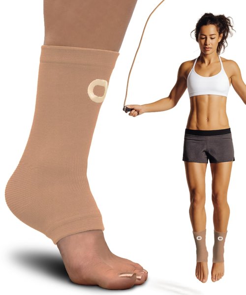 Ankle Compression Sleeve for Women & Men (Pair) – Ankle Brace for Sprain, Swelling, Achilles Tendon – Ankle Support Open Toe Plantar Fasciitis Socks for Foot Arch Support & Pain Relief