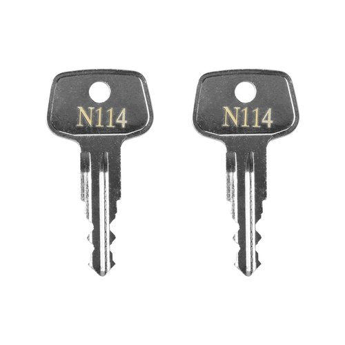 Hugexpen N114 Key Replacement for Thule Rack Core, Key Cylinder for Bike Rack Lock, Roof Cargo Lock, Roof Rack Locks, Cross Bars, Towers, Ski Rack Etc