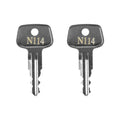 Hugexpen N114 Key Replacement for Thule Rack Core, Key Cylinder for Bike Rack Lock, Roof Cargo Lock, Roof Rack Locks, Cross Bars, Towers, Ski Rack Etc