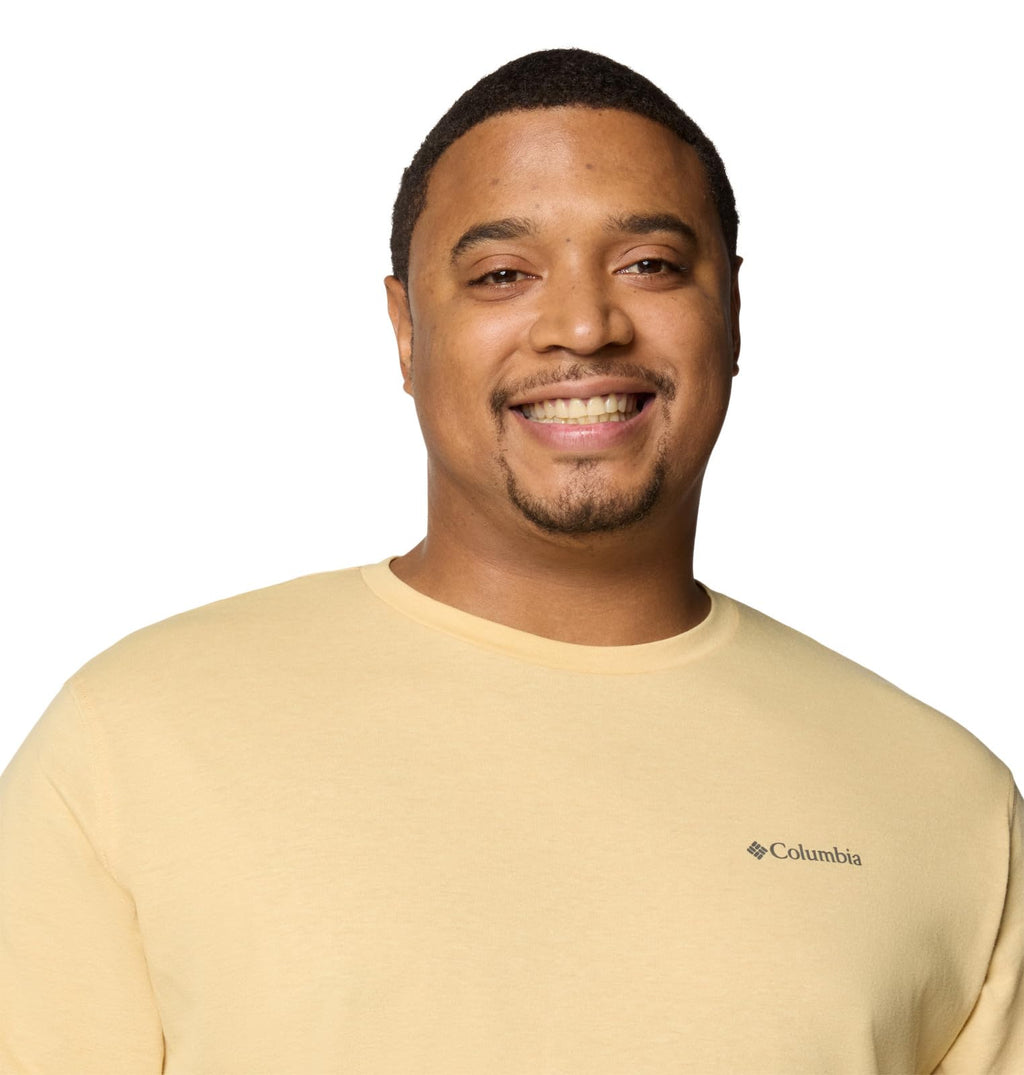 Columbia Mens Thistletown Hills Short Sleeve T-Shirt, Sand Dune Heather, 3X