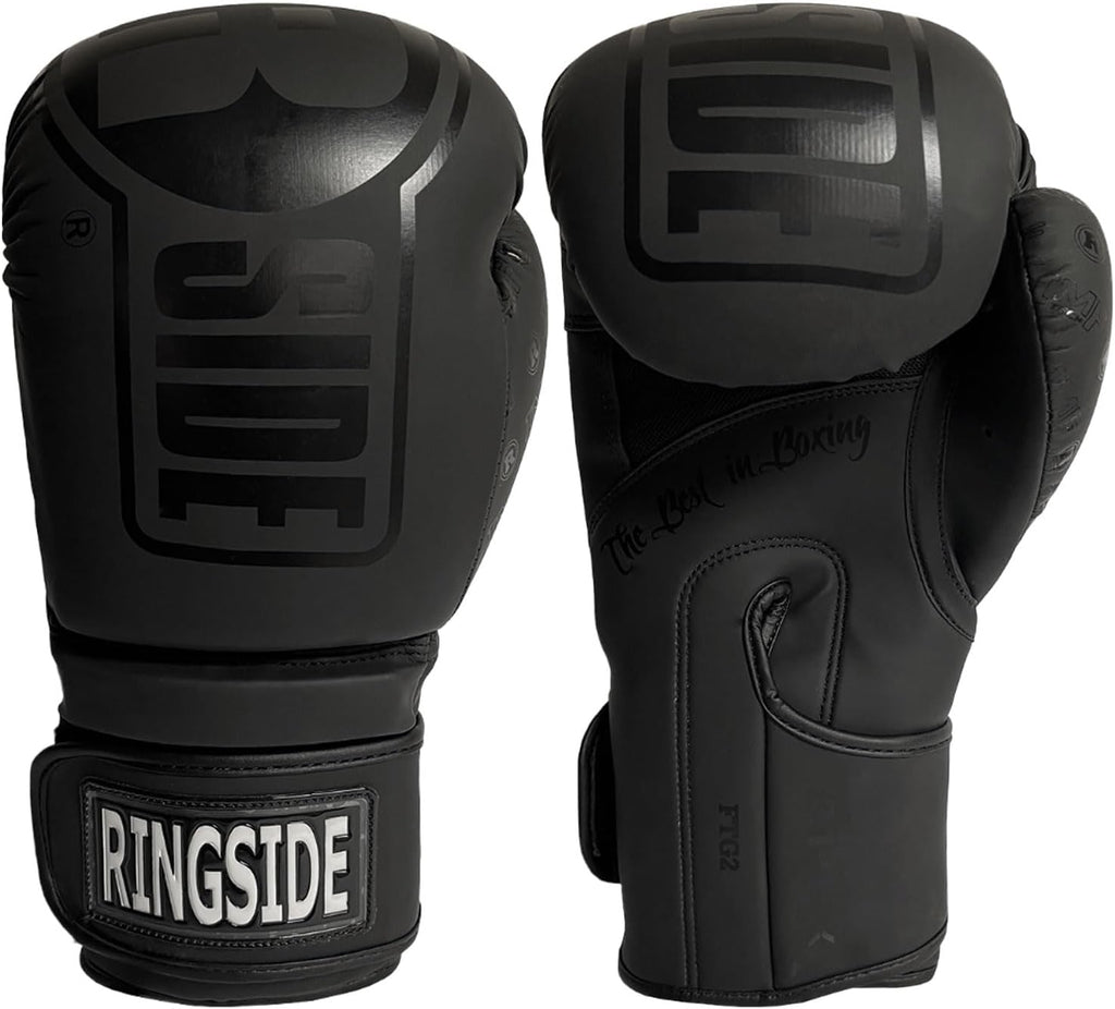 Ringside Apex Sparring Gloves - Superior Protection & Comfort | Lightweight Design, Black/Red