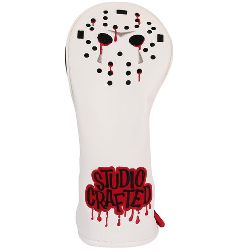 Studio Crafted Golf Hack Show Hockey Goalie Mask Driver Fairway Woods Hybrid Rescue Head Covers (Driver Cover)
