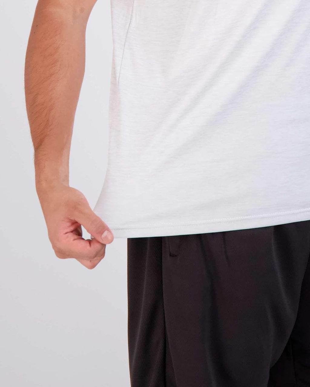 Real Essentials Men's Dry-Fit Short Sleeve Crew Neck T-Shirts - 5 Pack for Fitness & Gym Workouts