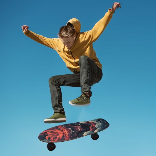 SDMKA Red Dragon Pattern Skateboard Grip Tape 9" x 33" Bubble Free Waterproof Skateboard Grip Tape Sheet Non Slip Griptape for Skateboard Longboard