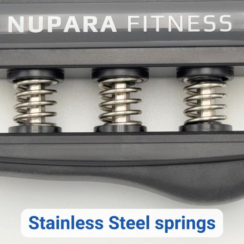 NUPARA FITNESS Grip Strength Trainer - Hand Strengthening Device, Forearm Strengthener, and Finger Trainer. Hand Gripper Strengthener and Guitar Finger Exerciser.