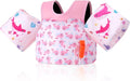 MoKo Toddler Swim Vest for Kids 13-30/20-50/22-66lbs, Swim Arm Floaties Cartoon Swimming Water Wings Pool Float Vests Sleeves Shoulder Straps Arm Band for Children Learn to Swim
