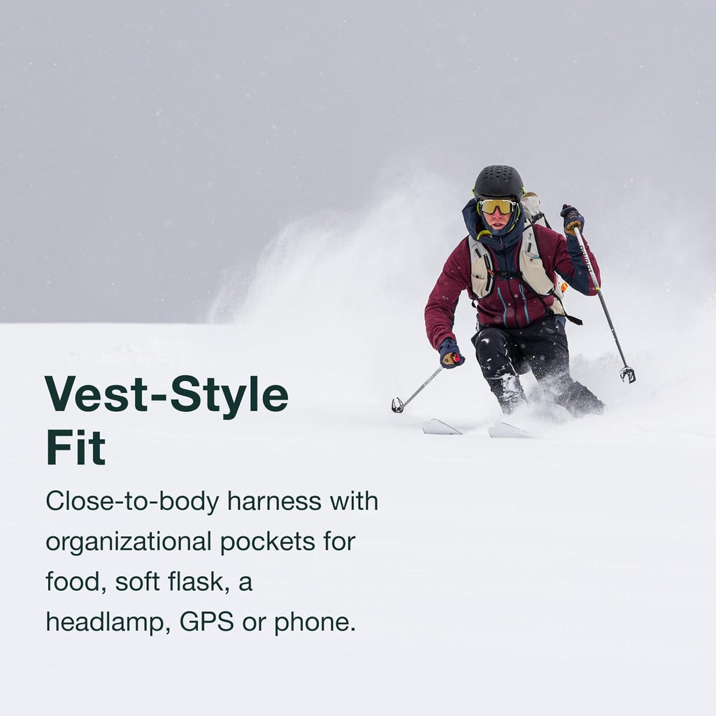 Osprey Firn 18L Ski & Snowboard Backpack - Elderberry Purple & Peppermint Green | Small/Medium Size