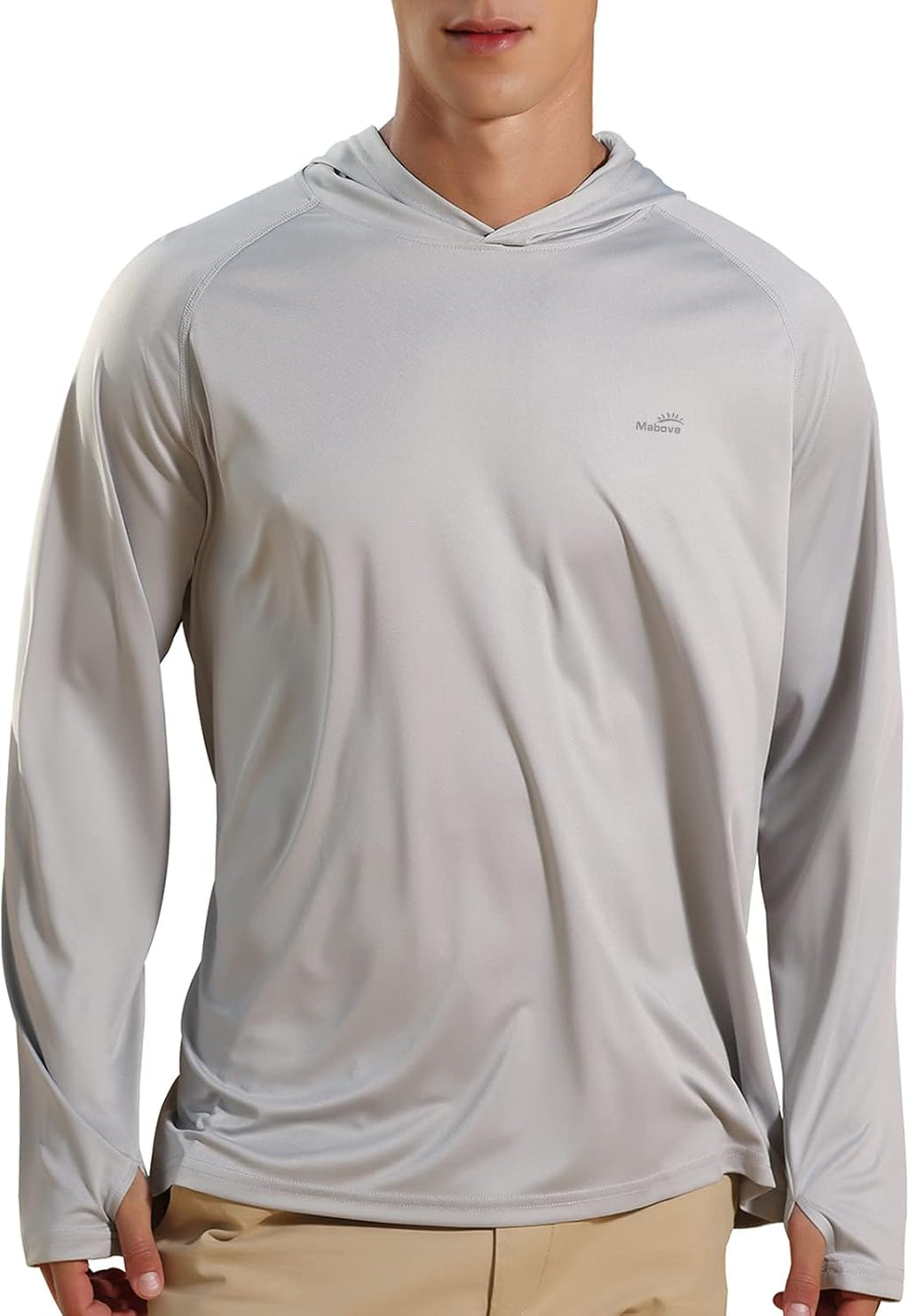 Skiennix Men's UPF 50+ Long Sleeve Sun Shirt - UV Protection Hoodie for Hiking & Fishing