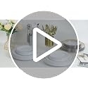 Gold Disposable Dinnerware Set for 100 Guests - 600 Pieces