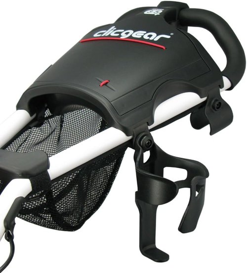 Clicgear Golf Trolley Cup Holder - XL Size for Easy Access | Sleek Black Design