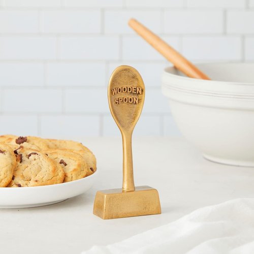 Juvale Cook Off Trophy - Mini Bronze Resin Spoon Award for Bake-Off & Chili Competitions | 2.5 x 6.2 x 1 in