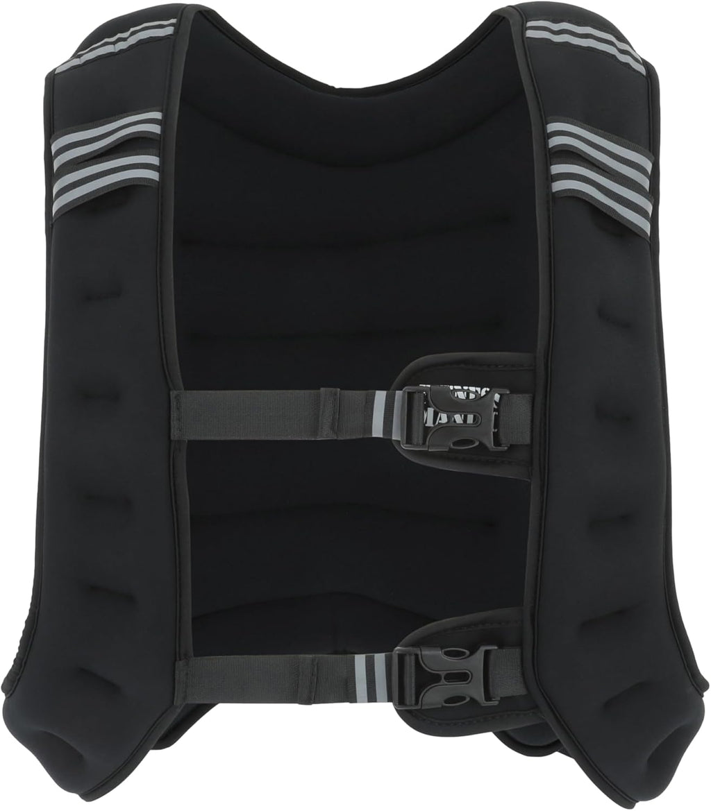 Skiennix Weighted Vest - 15lb/20lb for Strength Training & Running | Reflective Stripe, Slim Design
