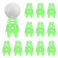 TIXIPEM Golf Simulator Tees [12PCS] - Plastic Golf Tees Use for Home & Outdoor & Indoor Driving Range & Winter Turf - [Green - 1.77 in]