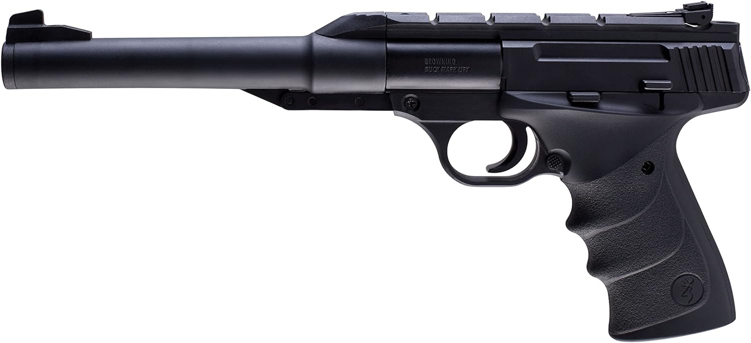 Umarex Browning Buck Mark URX .177 Caliber Pellet Gun - Single Shot Break Barrel Air Pistol, Black