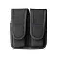 Bianchi, 7302HS AccuMold Double Magazine Pouch, Snap, Size 4, Black