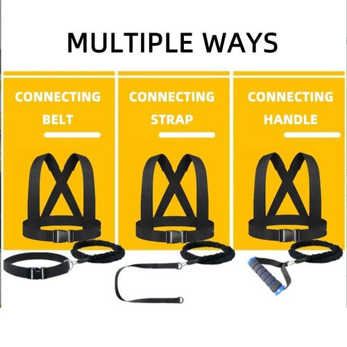 Resistance Explosive Training Rope Force Improve Power, Agility, Strength Track and Field Football Basketball Volleyball Multi-Directional Physical Equipment