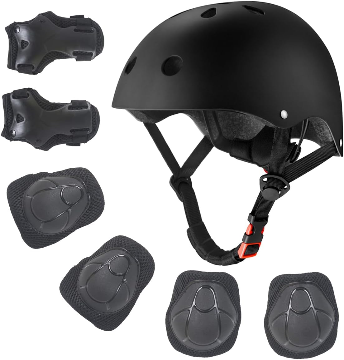 Skiennix Kids Bike Helmet - Adjustable Safety Helmet for Ages 2-14 | Protective Gear Set Included