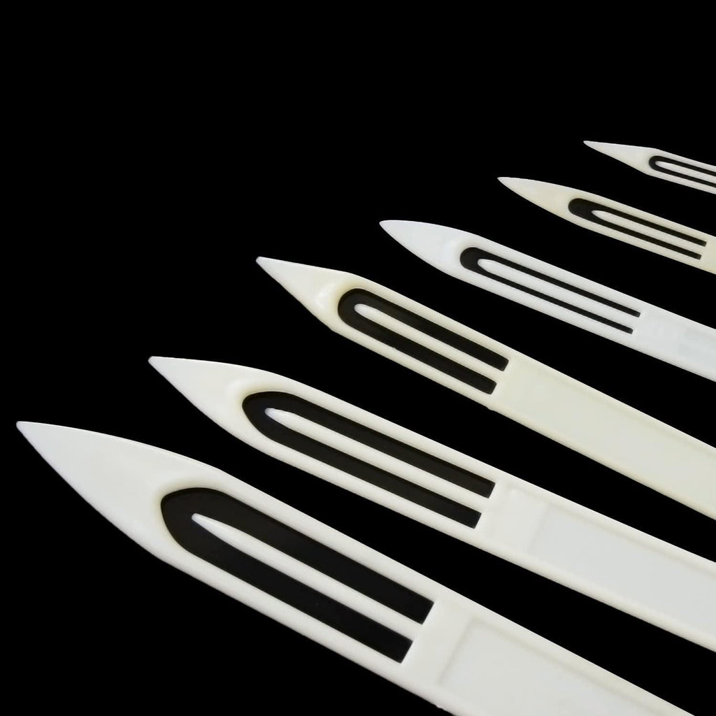 Skiennix Fishing Net Repair Kit - 7-Piece Plastic Needle Shuttles for Easy Mending