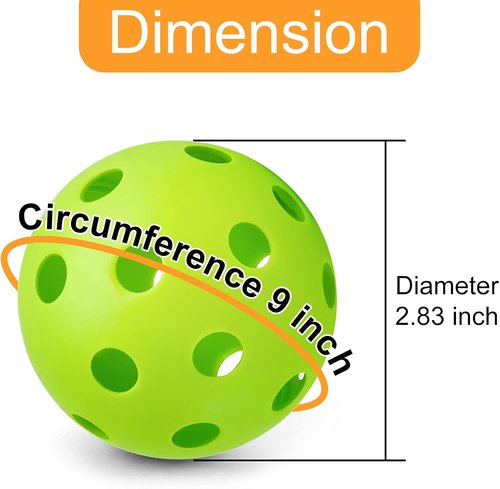 Coopay Baseball Practice Balls - Lightweight Hollow Softballs for Indoor/Outdoor Training | 24/80 Pack