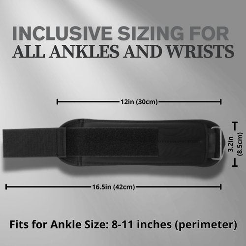 PowerStrides weighted bangles – Best wrist and ankle weights for men & women, 2lb (pounds) set (1 lbs each), ideal weight workout for arm with straps. Perfect for hand, leg & pilates workouts