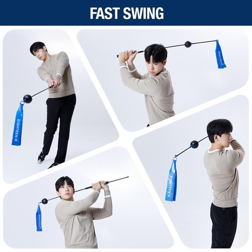 EIGHTEEN H Fast Swing Golf Trainer Speed Distance Training Aid for Long Drives Pro Heoseok