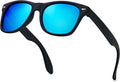 Skiennix Kids Polarized Retro Sunglasses - Shatterproof UV Protection for Ages 3-12