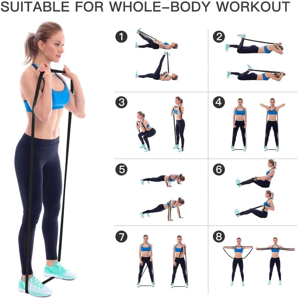 Skiennix Pull-Up Bands | Resistance Bands for Effective Workouts - Ideal for Home & Travel