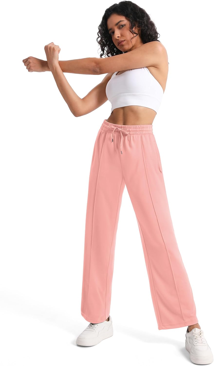 Tapata Women's Track Pants - Loose Straight Leg Jogging Sweatpants for Athletic Comfort | Sizes 28-36