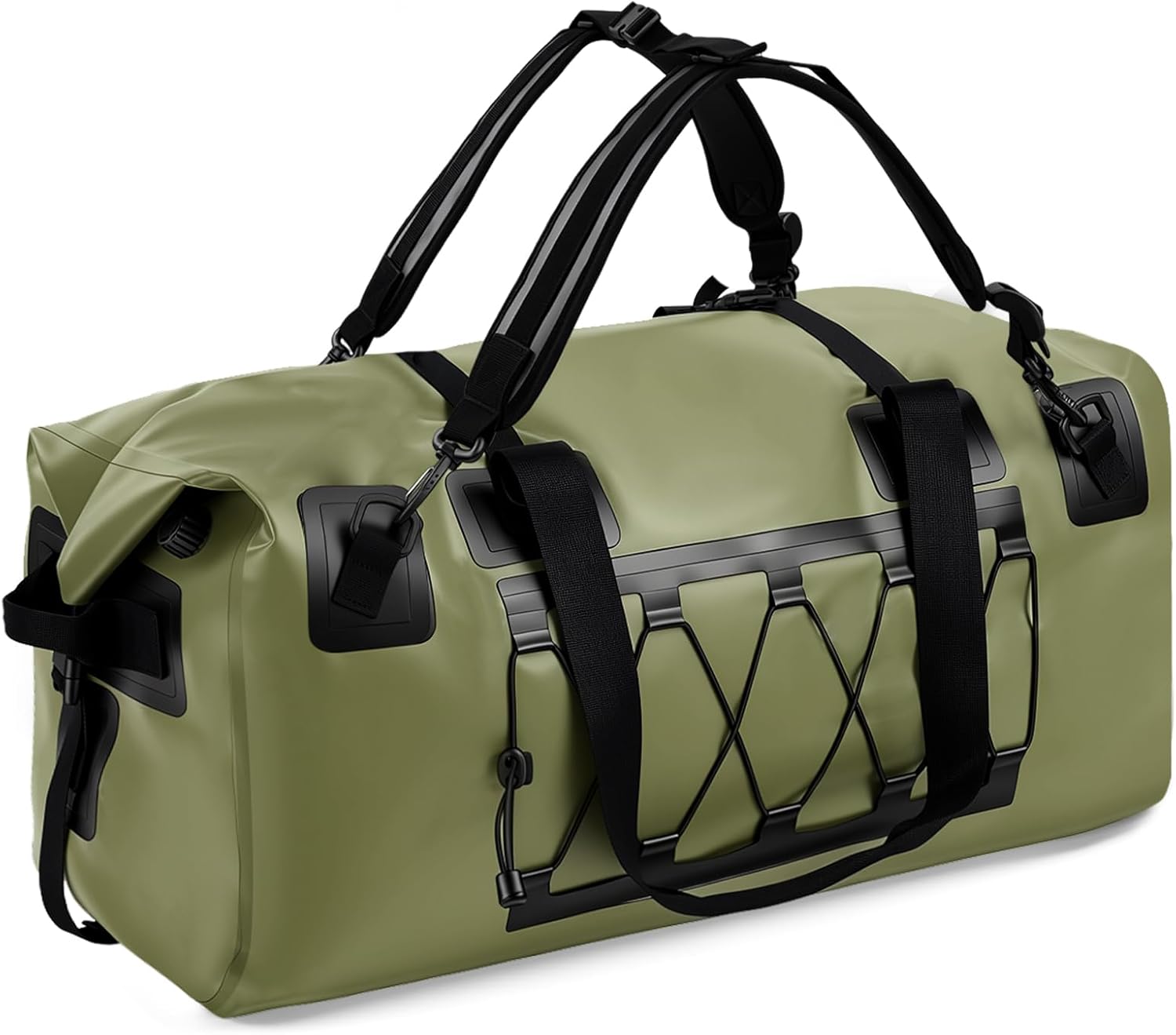 Skiennix Waterproof Duffel Bag - 70L Heavy-Duty Roll Top Design for Kayaking, Rafting & Camping