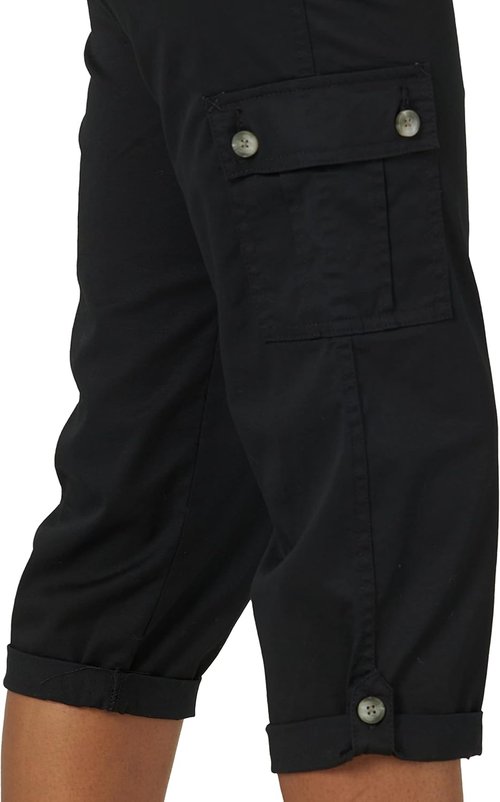Lee Women's Cargo Capri Pants - Ultra Lux Comfort with Flex-to-Go Design | Perfect Fit for Everyday Wear
