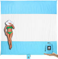 WEKAPO Beach Blanket - Extra Large Sandproof & Waterproof Mat | Quick Drying for Picnics, Camping & Vacations