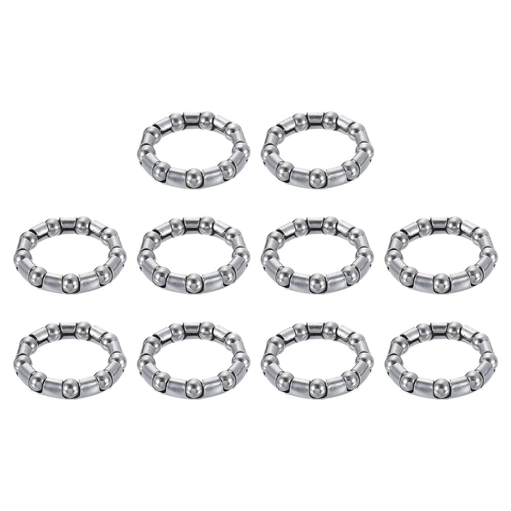 uxcell Bicycle Crank Ball Bearing 5/16Inch (8mm) x 9 Balls, 14pcs Replacement Ball Bearings for Bottom Bracket Bearings Bike Wheel Frame Bearing Repair