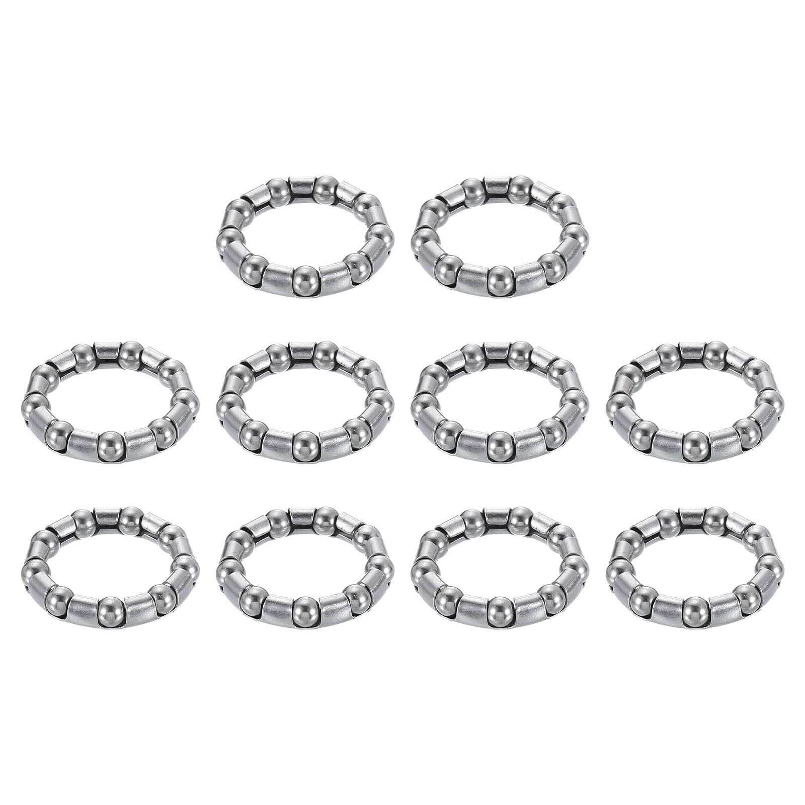 uxcell Bicycle Crank Ball Bearing 5/16Inch (8mm) x 9 Balls, 14pcs Replacement Ball Bearings for Bottom Bracket Bearings Bike Wheel Frame Bearing Repair