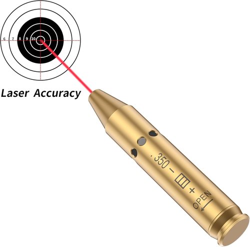 LGND Red Dot Boresighter - .350 Bore Sight Laser Sight with Batteries | 9x43mm Precision
