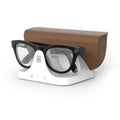 AMVR Magnetic 2-in-1 Charging Dock Compatible with Ray Ban Meta Wayfarer/Skyler/Headliner Smart Glasses Case Accessories, Charger with LED Indicator(Not Compatible with Oakley)