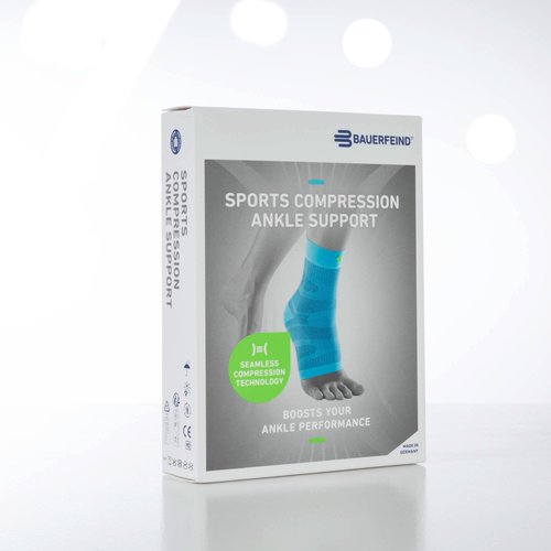 Bauerfeind Sports Compression Ankle Support, Rivera, Medium