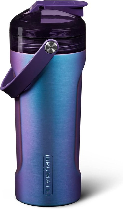 BrüMate MultiShaker Blender Shaker Bottle - 100% Leakproof Insulated Stainless Steel | 26oz Dark Aura