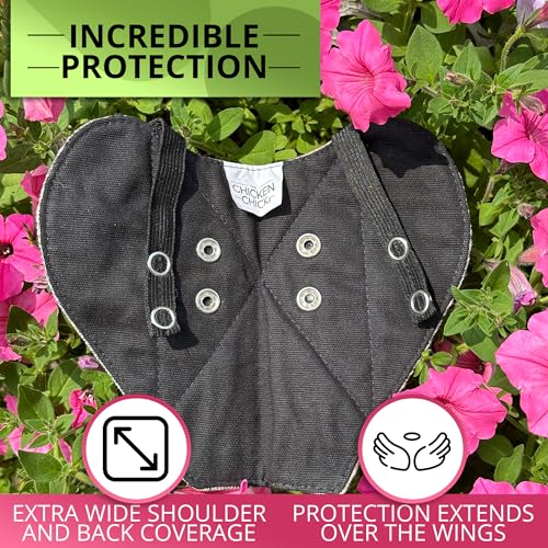 Chicken Mating Saddle for Backyard Hens - Medium, Camouflage, Durable & Comfortable