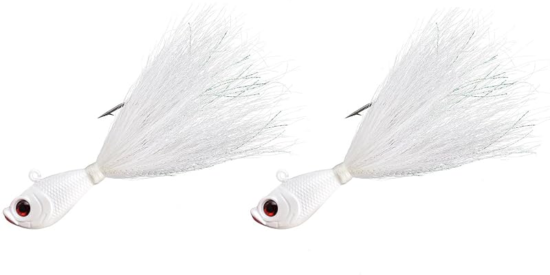 3.0-6.0oz Bucktail Fishing Lure Jigs - 2 Pack (Variation: 3.0 Ounce - 2 Pack)