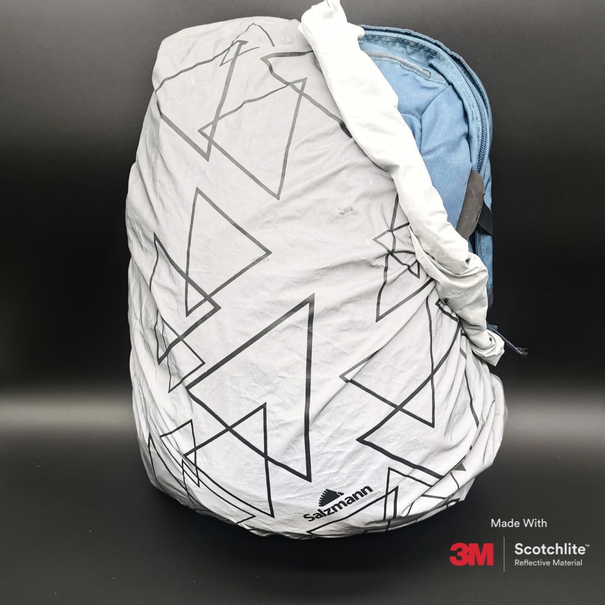 Salzmann Reflective Backpack Cover - High-Visibility, Waterproof & Weatherproof - 3M Scotchlite Material
