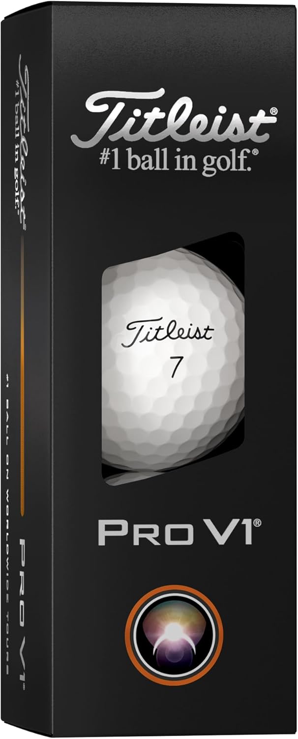 Titleist Pro V1 Golf Balls - Premium Performance for Distance and Control | 12-Pack