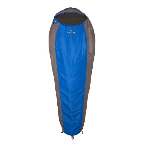 TETON Sports Trailhead, 20 Degree Sleeping Bag; Lightweight, Warm Mummy Sleeping Bag, Camping, Backpacking, Hiking, Ocean Blue