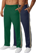 Skiennix Men's Baggy Sweatpants - Lightweight Casual Joggers with Side Stripes & Drawstring