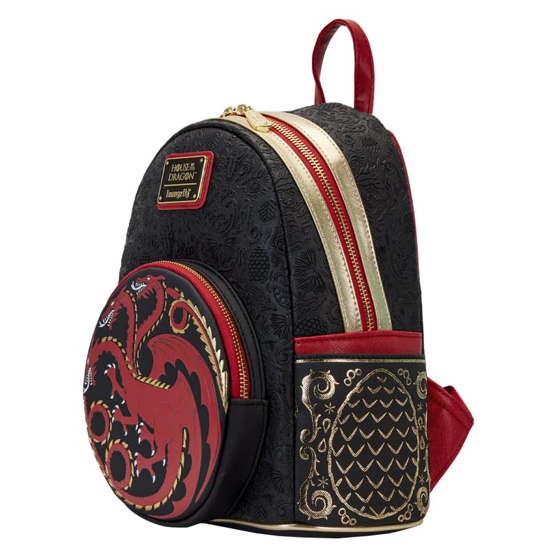 Loungefly House of the Dragon Targaryen Sigil Mini Backpack - Officially Licensed