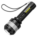 MARBERO [Winter Storm Power Outage Essential] Rechargeable Flashlight High Lumens with 4000mAh Battery Focused Beam Super Bright LED Powerful Flashlight 3 Modes Tactical Compact Portable Flashlight