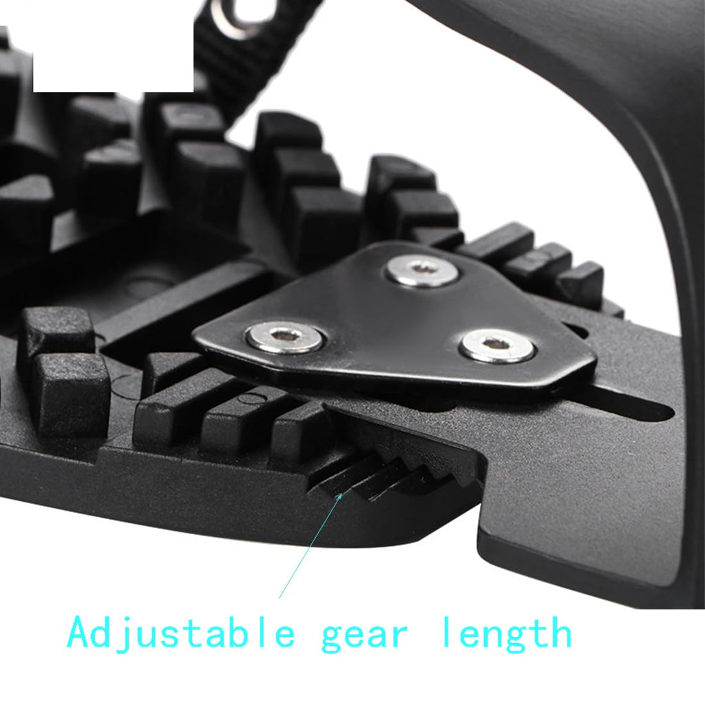 Bike Bicycle Toe Clips Cage ONLY - Compatible with Peloton Bike & Bike+ Pedals Adapters - Convert Look Delta Pedals to Dual Function Pedals - Ride with Sneakers