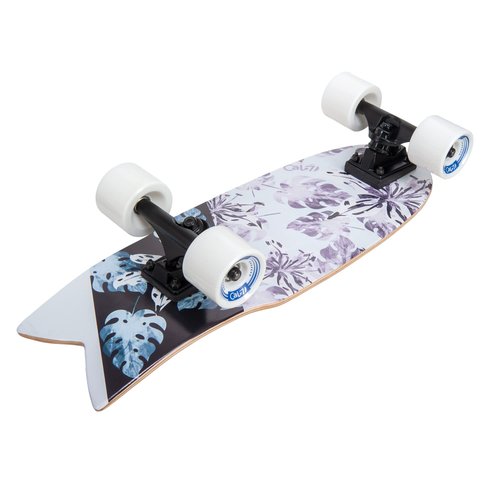 Cal 7 Fishtail Deck 22-inch Mini Cruiser Skateboard (Orchard)